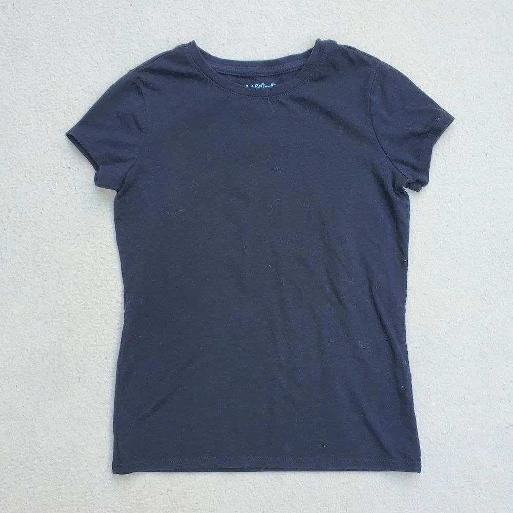 Cat & Jack black short sleeve shirt M (7/8)